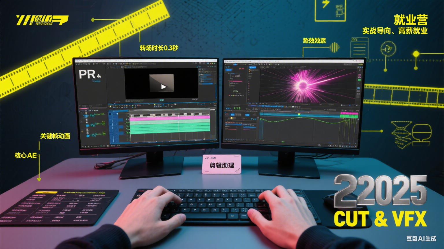 2025剪辑特效1对1就业营实操