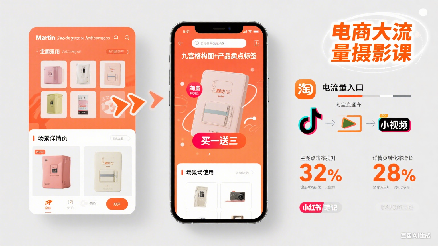 电商设计摄影大流量实战课程