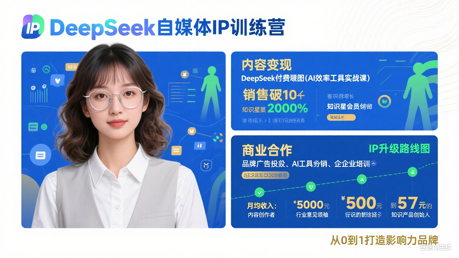 玩轉DeepSeek自媒體IP訓練營