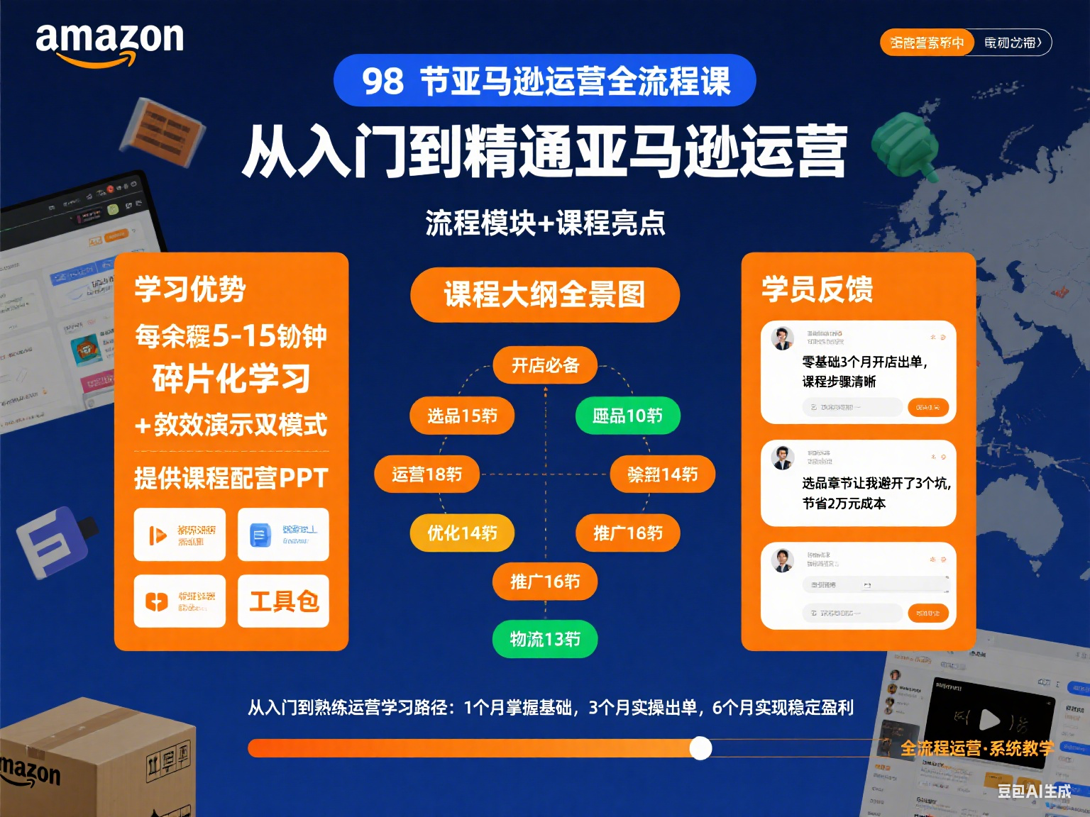 亚马逊百步梯全流程实战实操