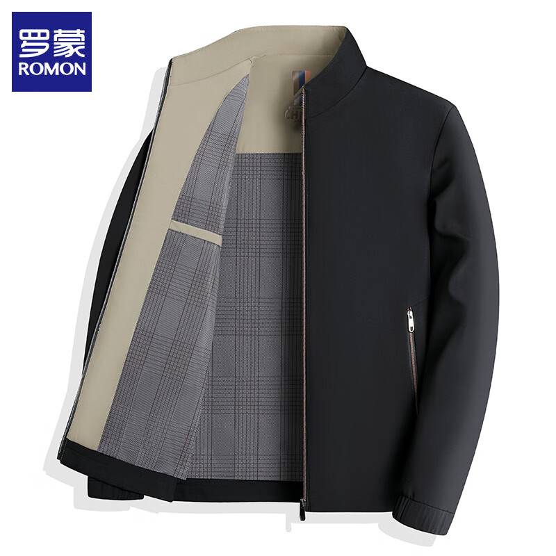 领89-40券 罗蒙立领休闲夹克外套 49亓