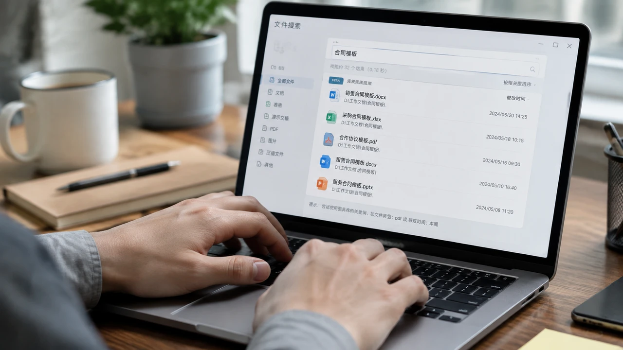 文件搜索使用场景图