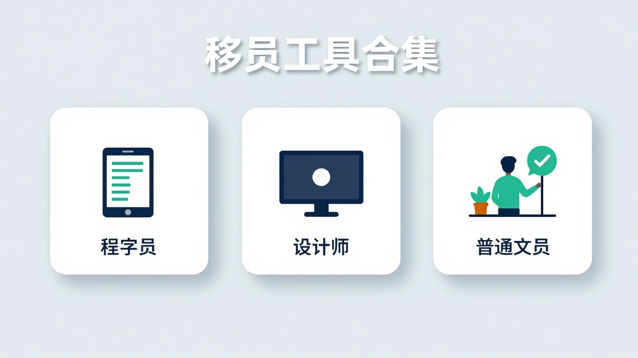 使用场景与工具匹配示意图