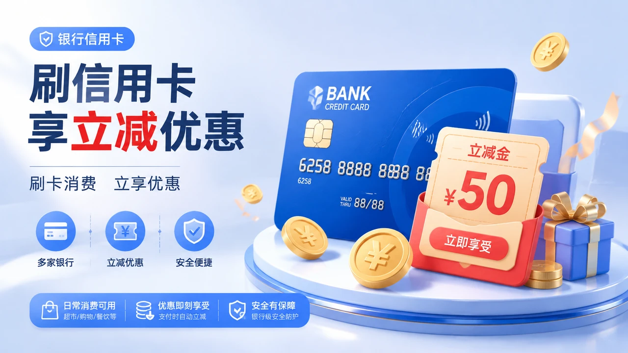 今日薅羊毛必备：三大银行立减金活动细节与领取步骤