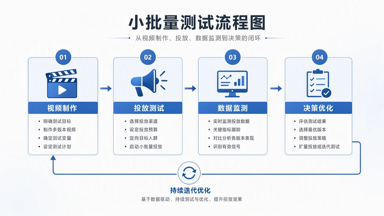 小批量测试流程图