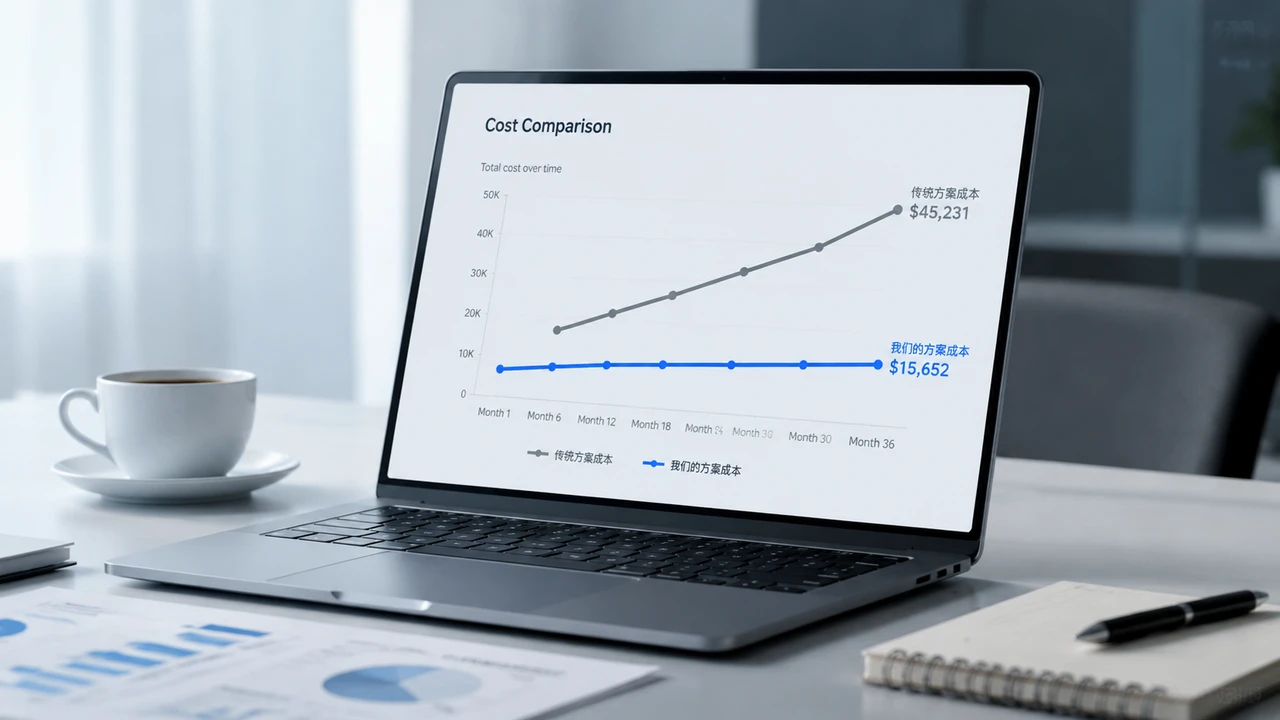 新旧模型 token 成本对比图表