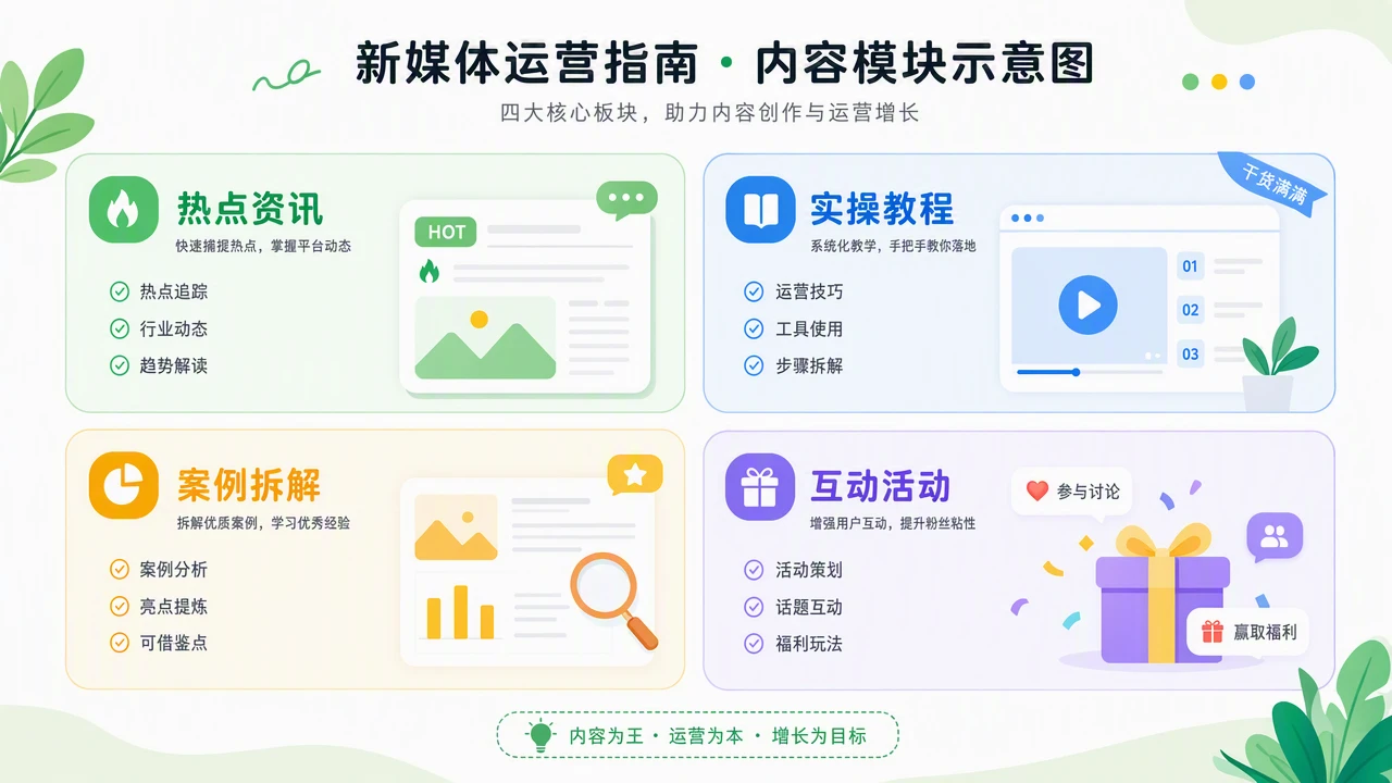 内容模块示意图