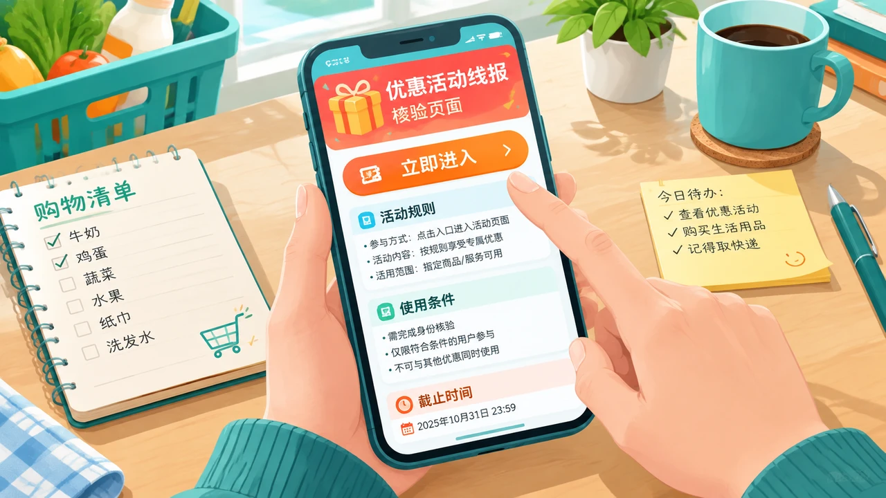 限时优惠线报发布前必查什么：入口、门槛与过期风险清单
