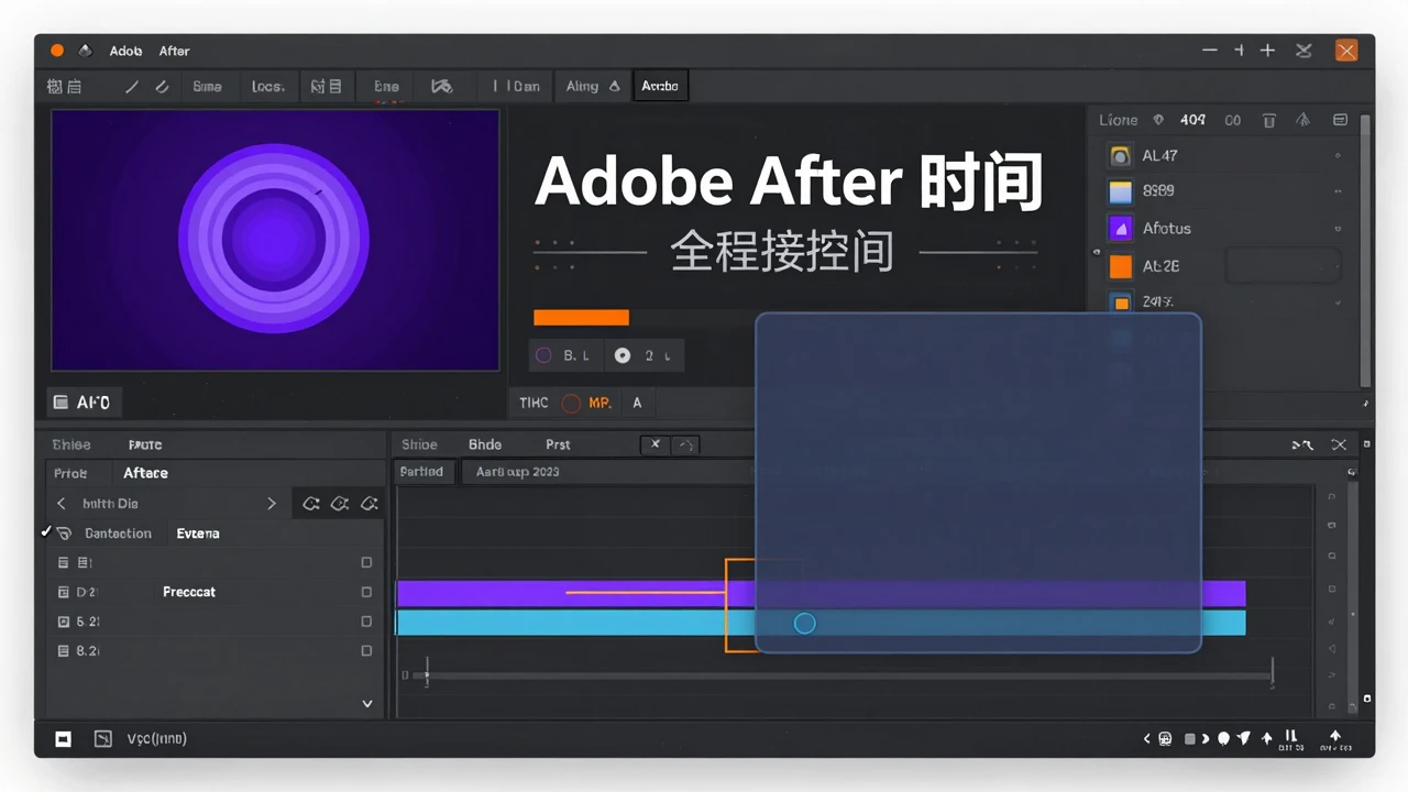 AE 父子关系与空对象教程：集中控制多个图层的动画
