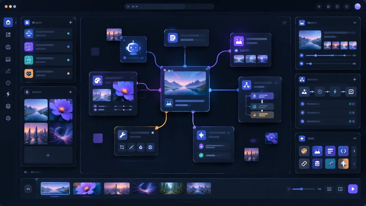DX-OS 的 Agent、无限画布与 Skills 放在一起，适合什么样的桌面用户？