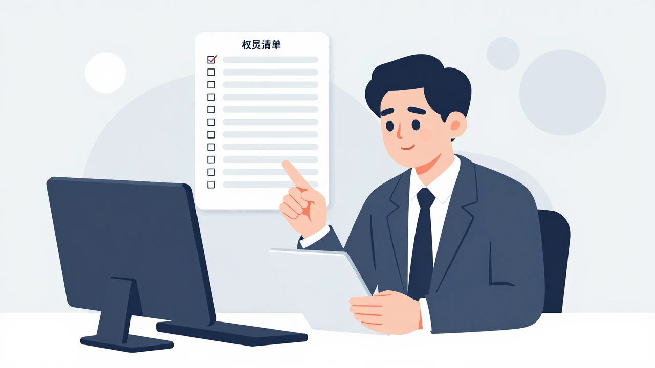 负责人检查成员权限并处理人员交接