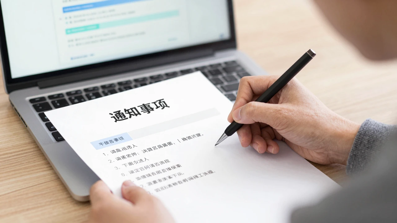 运营人员核实平台通知并记录事项