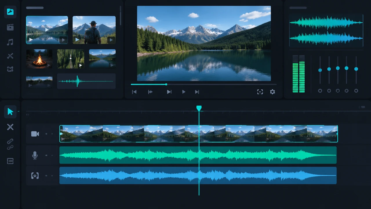 Premiere Pro 波形同步：让外录音频对齐相机画面