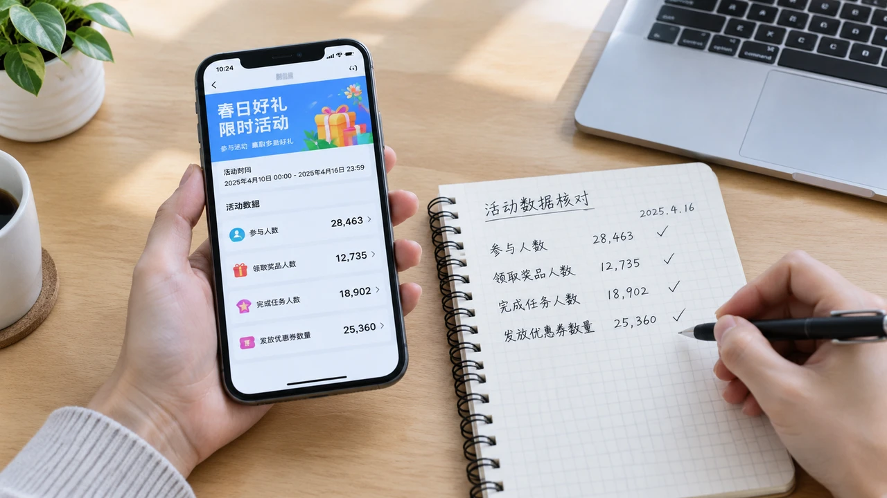 用户对照官方信息和线报核对活动细节